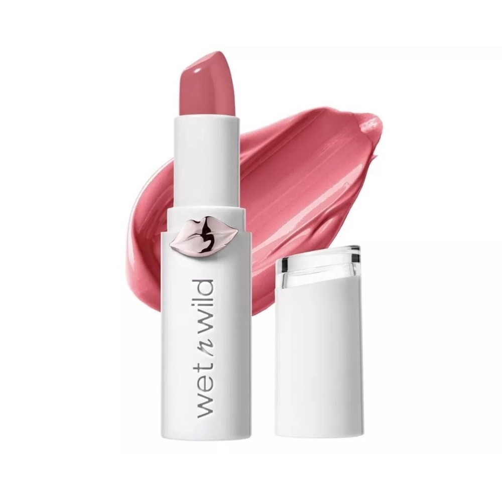 wet n wild Mega Last High-Shine Lipstick Lip Color, Creamy Color,Pinky Ring